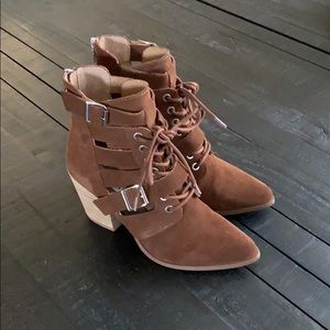 Steve Madden Brown Ankle Boots